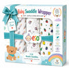 EIO Baby Muslin Swaddle Wrapper Set of 3 | Soft & Breathable Muslin Cotton Swaddle Blankets for Newborns & Infants | MultiPurpo