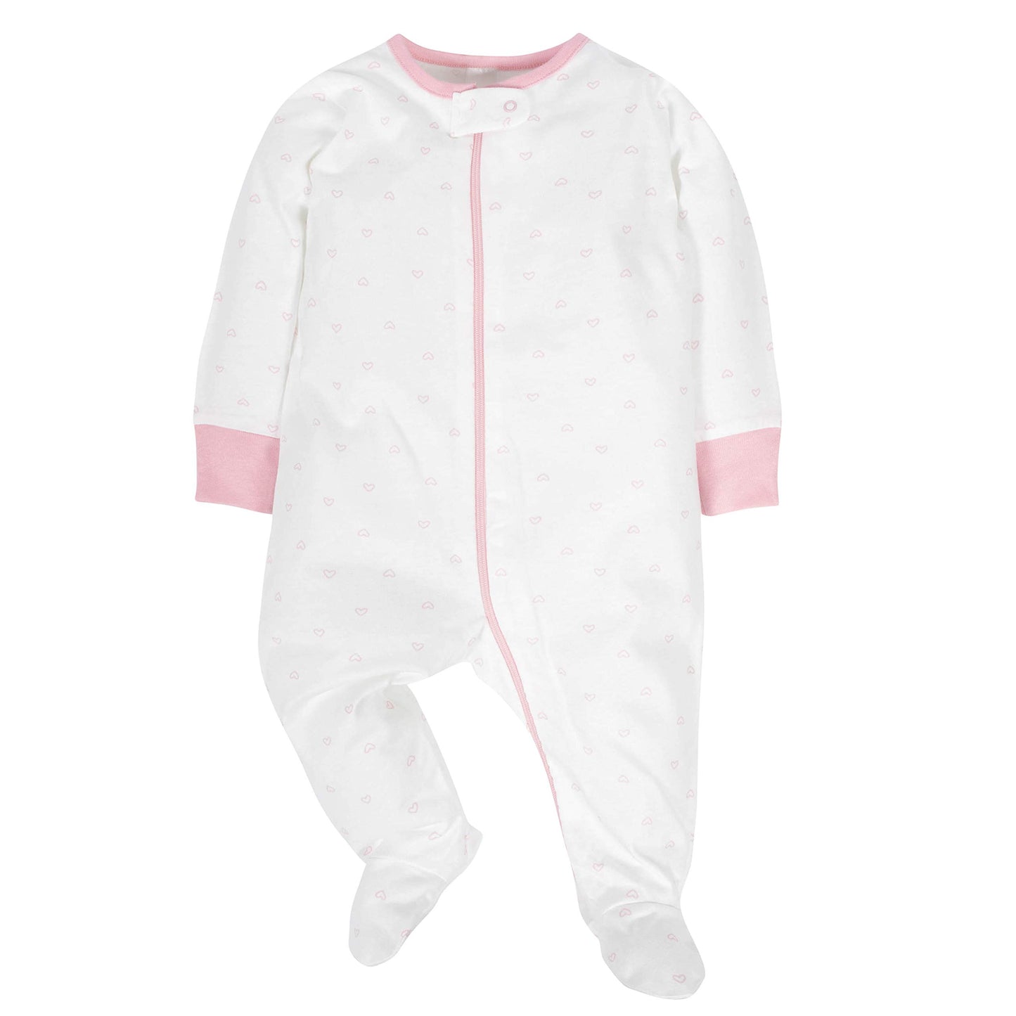 Gerber Baby Girls 4 Pack Sleep 'N Play Footie Castle 6-9 Months