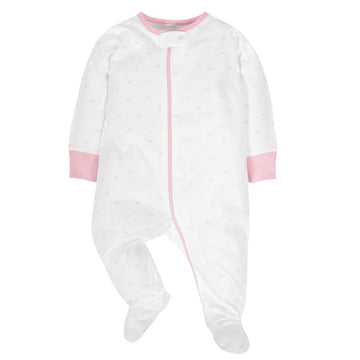 Gerber Baby Girls 4 Pack Sleep 'N Play Footie Castle 6-9 Months