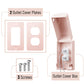 Bates - Baby Safety Outlet Cover Box, Pink, Outlet Covers Baby Proofing, Plug Covers Baby Proofing, Baby Outlet Cover, Socket Co