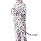 Fun Costumes Tail-Wagging Kids Dalmatian Costume Boys, Black And White Adorable Dog Halloween One-Piece Medium