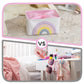 Inough Storage Basket Baby Toy Basket, Baby Gift Baskets Empty Toys Storage Organizer Storage Bins Girls Storage Baskets With Dr