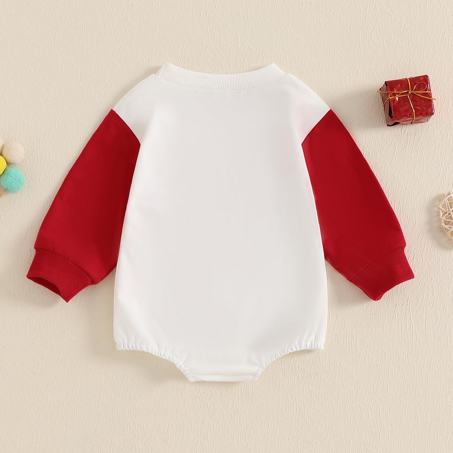 Fiomva Valentines Day Baby Girl Outfit Infant Sweatshirt Bubble Romper Newborn Bodysuit Cute Toddler Fall Winter Clothes (B Cute