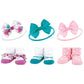 Hudson Baby Baby Girls' Headband And Socks Giftset, Tie-Dye, One Size