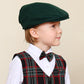 A&J Design Baby Newsboy Cap Toddler Boy Beret Scally Irish Christmas Hat Green 2-3T