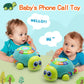 VoMii Musical Turtle Baby Toys 6 to 12 Months, Infant Crawling Tummy Time Development Toys, Light up Music Toys for 7 8 9 10 11