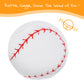 June Garden 2.5 My First Baseball - Plush Baby Squeaker Toy - Safe Soft Sports Toy for Infants Boys and Girls