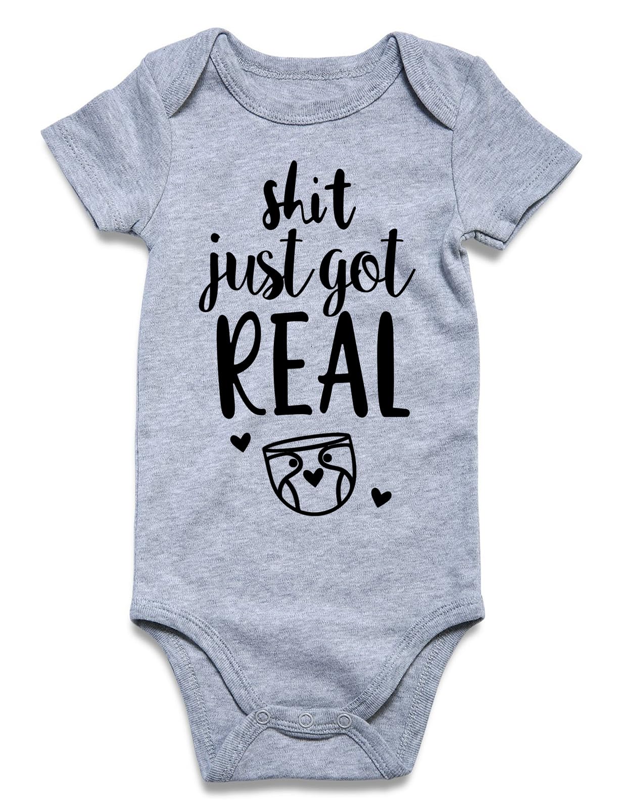 Unicomidea 3-6 Months Baby Pink Rompers Infant Baby Girls Bodysuit Fun – Cutebab WBBAPB0DGY2KD2K