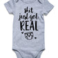 Unicomidea Toddler Rompers Baby Short Sleeve Pink Infant Outfit Girls Bodysuit Letter Outfit Of Shit Just Got Real,Funny Baby Ju