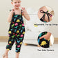 Lindanina Toddler Baby Girls Romper Dinosaur Sleeveless Jumpsuit Summer Cute Clothes Adjustable Tie-Up Strap 12-24 Months Infant