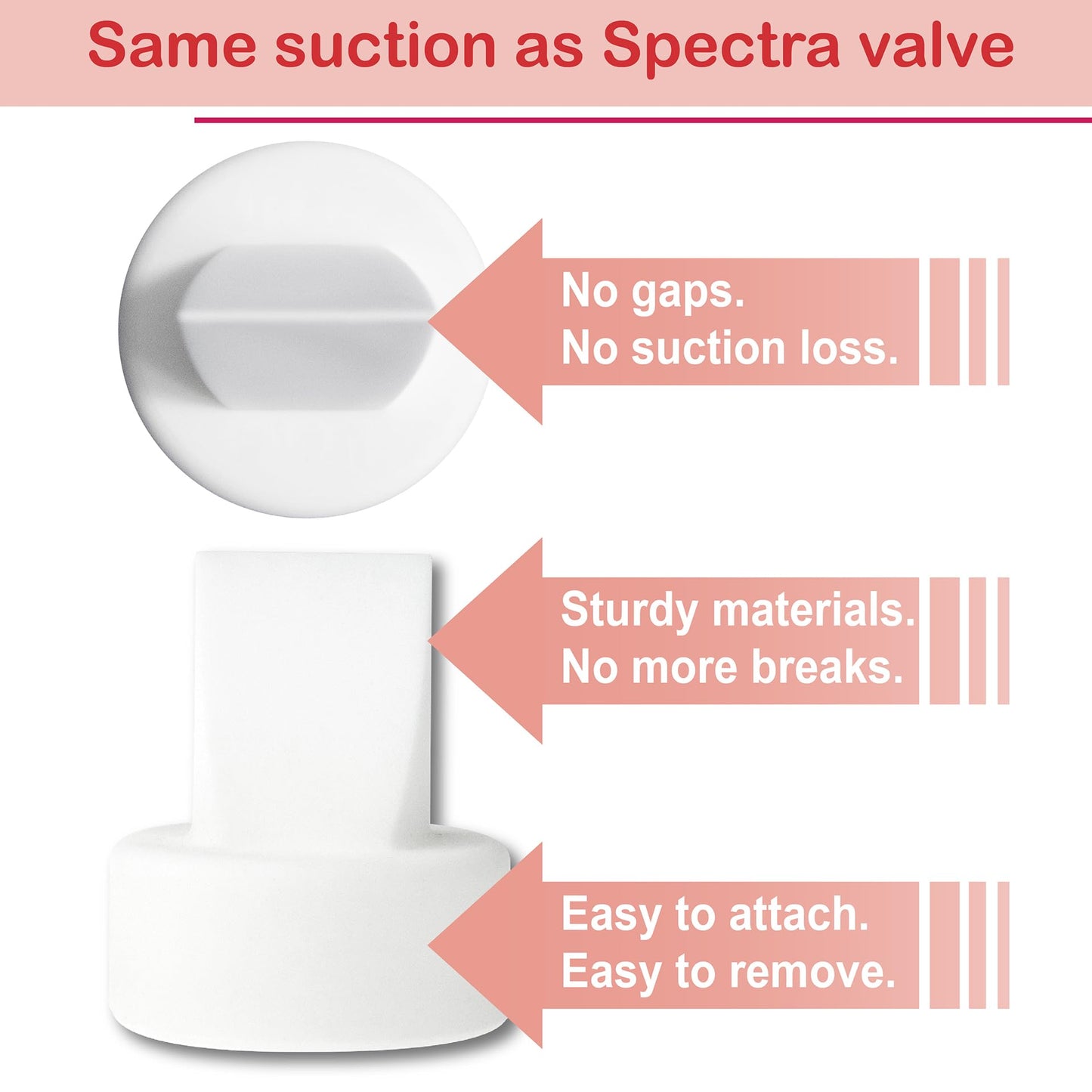 Nenesupply 27Mm Flange And Duckbil Valves Compatible With Spectra S1 Spectra S2 Breastpump Replacement To Spectra Pump Parts And