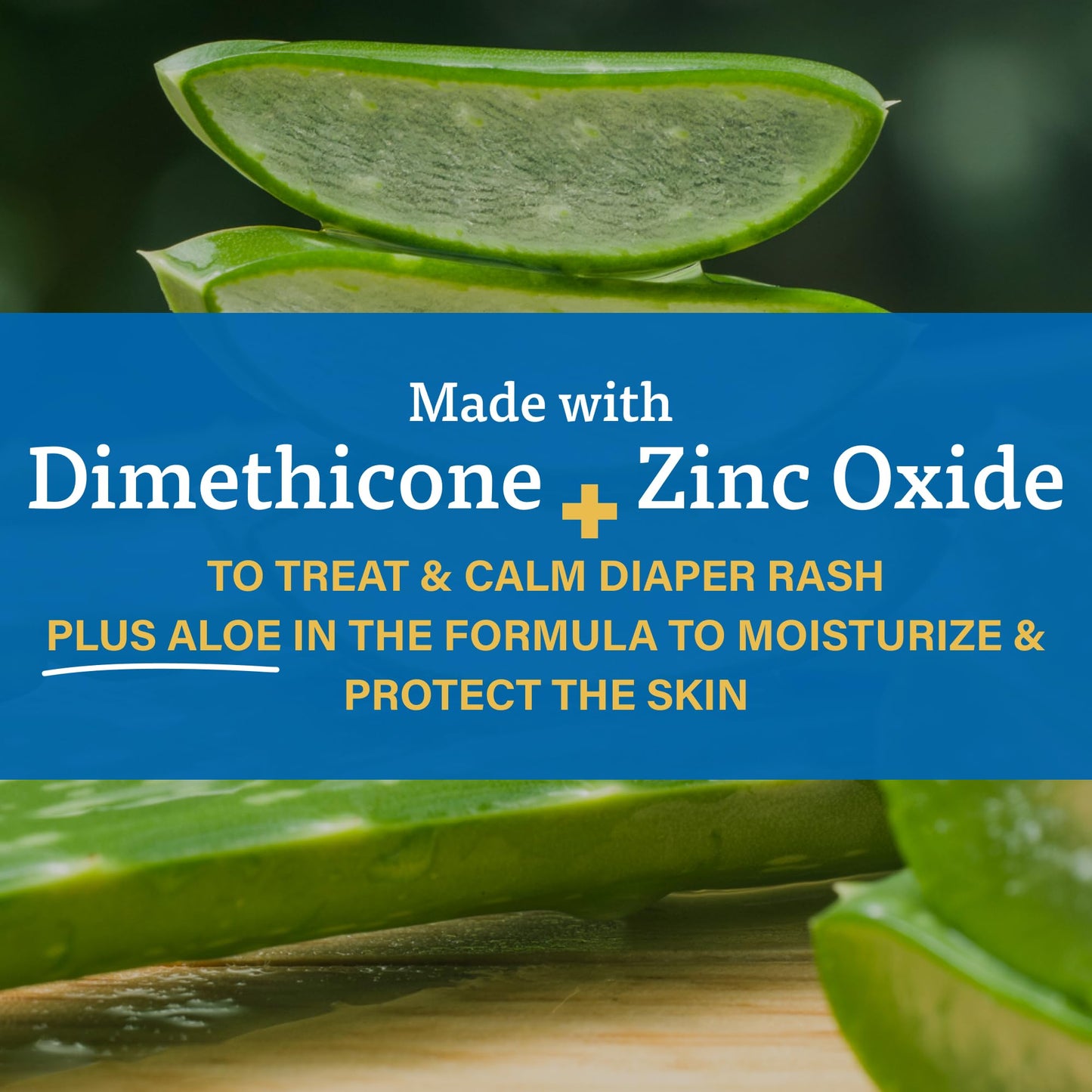 A+D Zinc Oxide Diaper Rash Cream - Soothes & Treats Diaper Rash - Zinc Oxide 10% Dimethicone 1% - Easy Spreading Cream For Baby