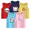 Minicult Cotton Kids Vests In Cute Character Prints (Yellow)(Pack Of 5)(1314 Years)
