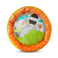 Infantino Jungle Peek & Roll - Encourages Crawling, Inflatable Activity Toy with Bouncing Balls Inside, Fun & Friendly Animal Ch