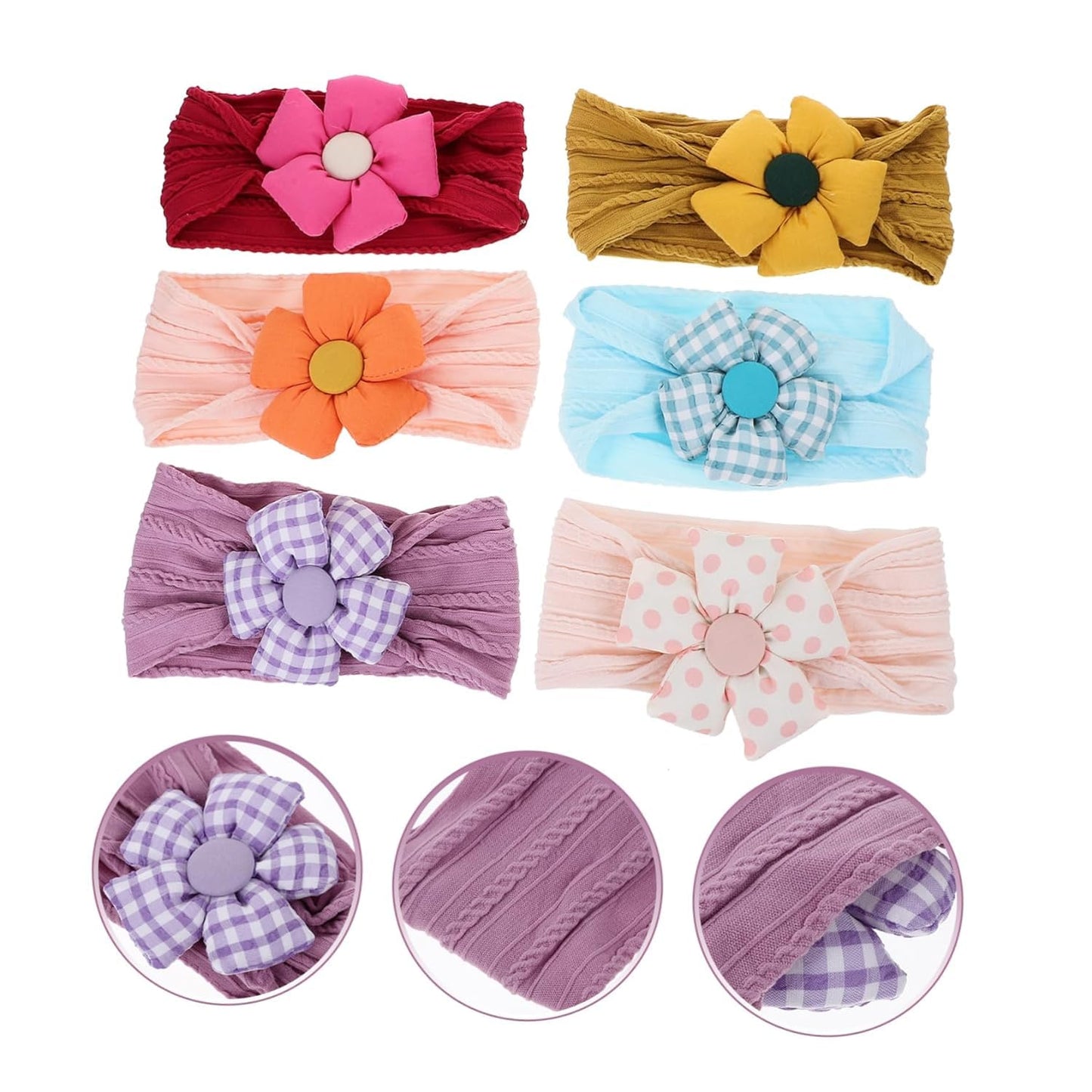 Baby Headbands Nylon Headbands With Bows Hair Accessories For Girls Newborn Baby Infant Toddlers Kids