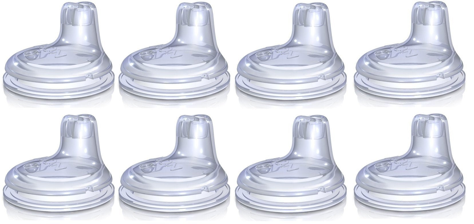 Nuby Replacement Silicone Spouts 8 Pack