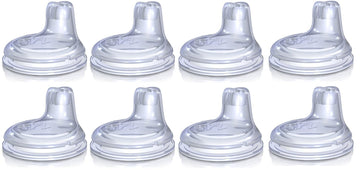 Nuby Replacement Silicone Spouts 8 Pack