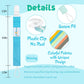 Babygoal Neutral Pacifier Clips, 6 Pack Paci Holder Clips For Boys And Girls Fits For Most Baby Pacifier, Binky Styles,Teethers