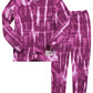 Vaenait Baby 100% Cotton Sleepwear Pajamas 2Pcs Set Tiedye-Thunderplum-256 Xs