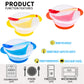 Berry President Baby Bowls With Suction Base, Spill-Proof Lid, Temperature-Sensing Spoon, Binaural Design Bowl For Babies Kids C