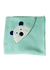 NAMAN All Season Cartoon Embroidered Baby Blankets New Born Baby Wrapper for Baby Boys and Baby GirlSeeGreen_Cartoon