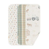 Crane Baby Burp Cloths Set, 3-pc. Charlie Farmhouse Tractor Collection, Soft 100% Cotton Muslin Burp Cloths for Baby Boys and Gi