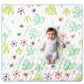 Babihiior Play Mat, Baby Play Mat, 47 x 47 Play Mat for Playpen, Play Mat for Babies 0-6 Months, Non-Slip One-Piece Crawling
