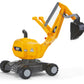 rolly toys CAT Construction Ride-On: 360-Degree Excavator/Shovel Digger, Youth Ages 3+ , Yellow