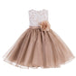 Ekidsbridal Lace Organza Junior Flower Girl Dress Special Occasion Christening Dress 186F 4