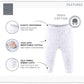 The Peanutshell 5 Pack Baby Girl Pants Set - 100% Cotton Toddler Pants For Baby Girls, 12-18 Baby Girl Clothes For Toddlers And
