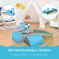 Soozier 5 Piece Climb And Crawl Activity Play Set, Baby Soft Play Set, Foam Climbing Blocks For Toddlers, Kids Preschooler Indoo