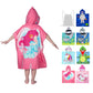 Growell Hooded Kids Beach Towels - Toddler Bath Towel Girls Boys Swim Cover-Ups For Ages 4 To 10 Kids Pool Towels Quick Dry Ligh