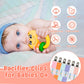 Babygoal Girl Pacifier Clips, 6 Pack Solid Color Pacifier Holder Clips For Boys And Girls Fits For Most Pacifier Styles And Baby