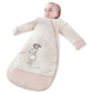 OuYun Baby Organic Sleeping Bag Autumn Detachable Sleeve Wearable Blanket,Medium,2.5 Tog