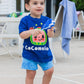 Cocomelon Jj Yoyo Tomtom Infant Baby Boys Graphic T-Shirt & French Terry Shorts Blue 12 Months