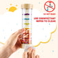 LOOIKOOS Rainmaker - 7 inch Wooden Rain Stick Montessori Toys for Babies 6-12 Months,Baby Rattle Shaker Sensory Developmental To