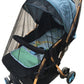 Threeh Baby Mosquito Net For Strollers Car Seats Cradles Universal Size Insect Netting Bx07,Black