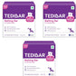 Tedibar Moisturising Baby Bathing Bar Each (75Gx2) With Skin Friendly Ph|100% Soap Free|Dermatologically Tested X Pack Of 3