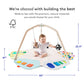 LOVEVERY | The Play Gym | Award Winning For Baby , Stage-Based Developmental Activity Gym & Play Mat for Baby to Toddler