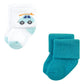 Hudson Baby Unisex Baby Cotton Rich Newborn And Terry Socks, Surf Dude, 6-12 Months