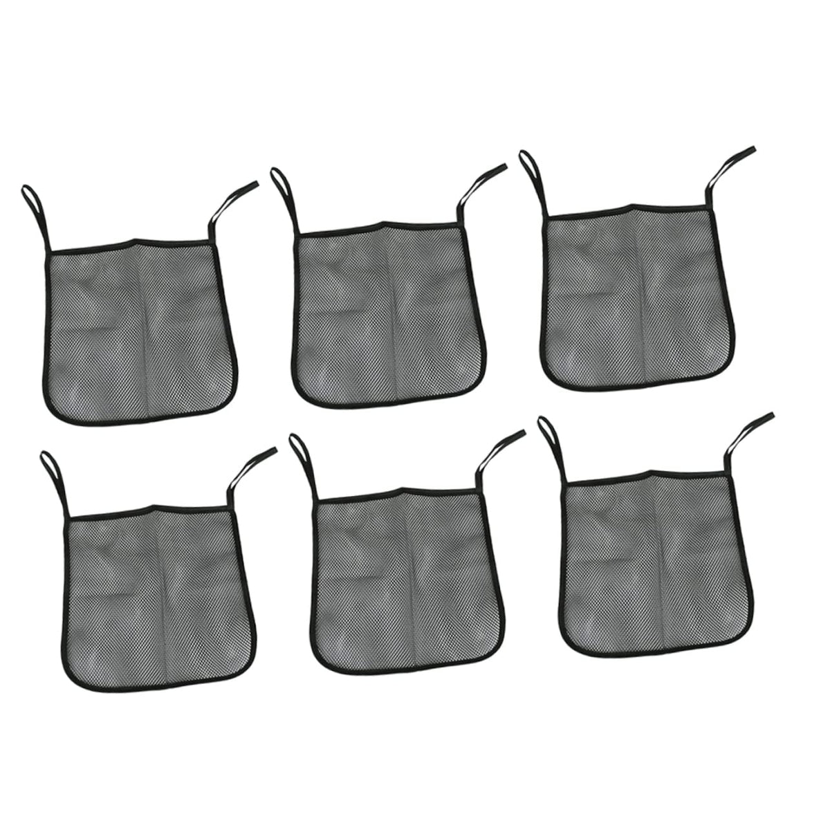 SUPVOX 6pcs Hanging Storage Organizer Stroller Bag Mesh Diaper Caddy Shower Caddy Bathtub Toy Holder