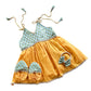 Picksparrow Baby Girl Traditional Dress/Ethnic Wear With Headband And Booties (In, Age, 0 Months, 3 Months, Yellow)