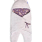 Mi Arcus Flurry Solid Pink Color Hooded Baby Wrap 06 Months