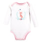 Hudson Baby Unisex Baby Cotton Long-Sleeve Bodysuits, Woodland Fox, 6-9 Months