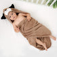 Touchat Bamboo Hooded Baby Towels, Soft And Hypoallergenic Baby Bath Towels With Hood For Toddler Infant Newborn, Large And Abso