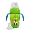 LuvLap Banana Time 210ml Anti Spill, Interchangeable Sipper / Sippy Cup with Soft Silicone Spout and Straw BPA Free for kids 1ye