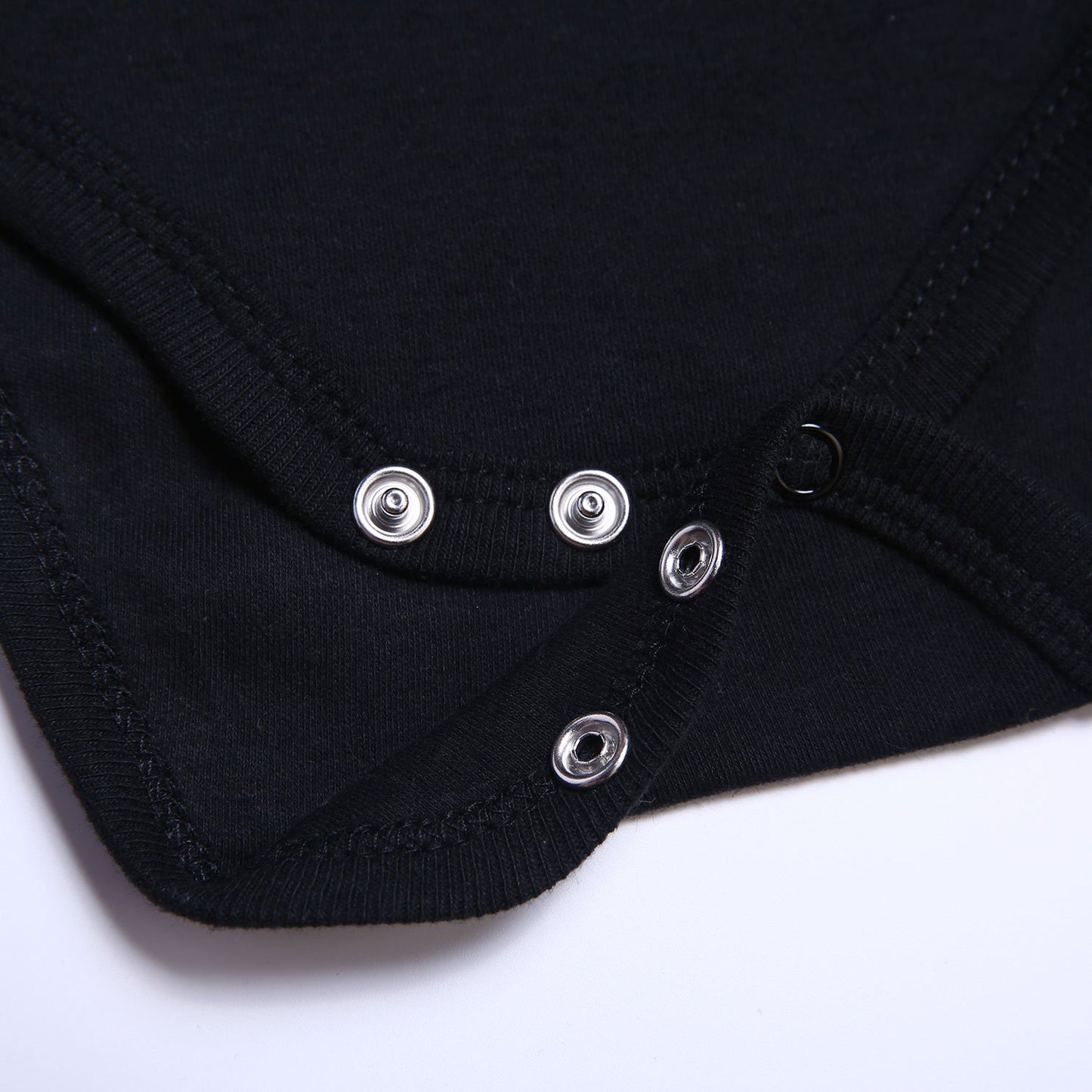 Defahn Baby Bodysuit Pack 2 Long Sleeve Onesie For Newborn Boys Girls Black 6-9 Months