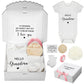 Shyyween 7 Pcs Pregnancy Announcements for Grandma Surprise Baby Announcement Gifts Set Include Bodysuit Pregnancy Reveal Card S