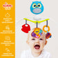 Baby Stroller Arch Toy with Relaxing Music & Lights - Adjustable Activity Arch & Play Accessories - Baby Bouncer Toy Bar, Carsea