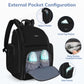 Backpack Diaper Bag, Waterproof Boy Travel Bag For Dad And Men, Large Multi-Function, Many Pockets, Lightweight, Stylish Diaper
